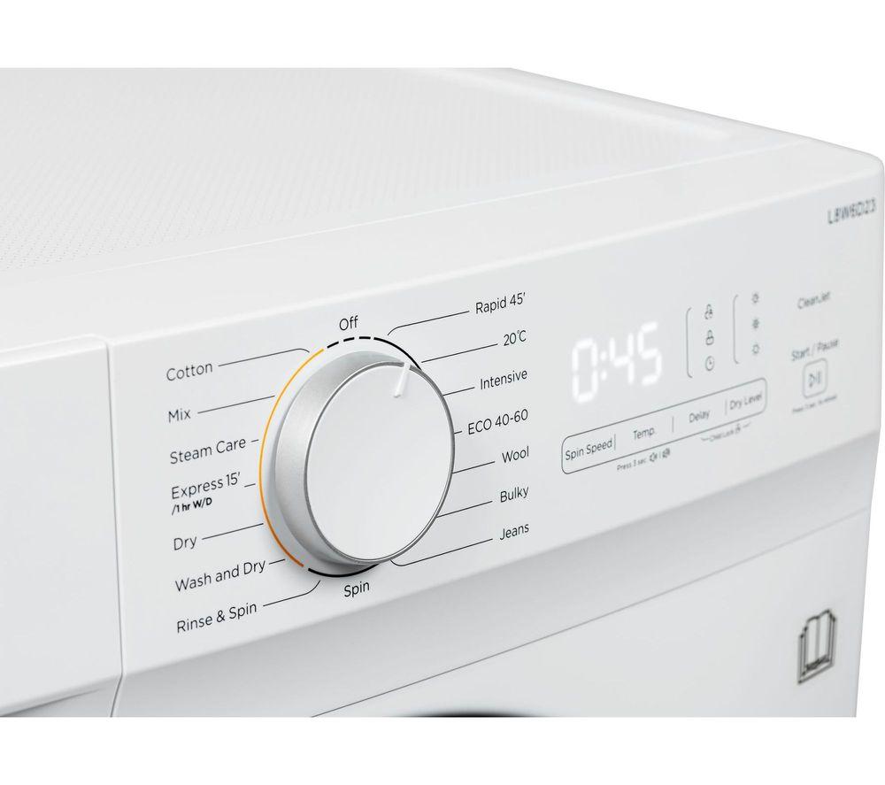 LOGIK L8W6D23 Lavadora-secadora de 8 kg - Blanca