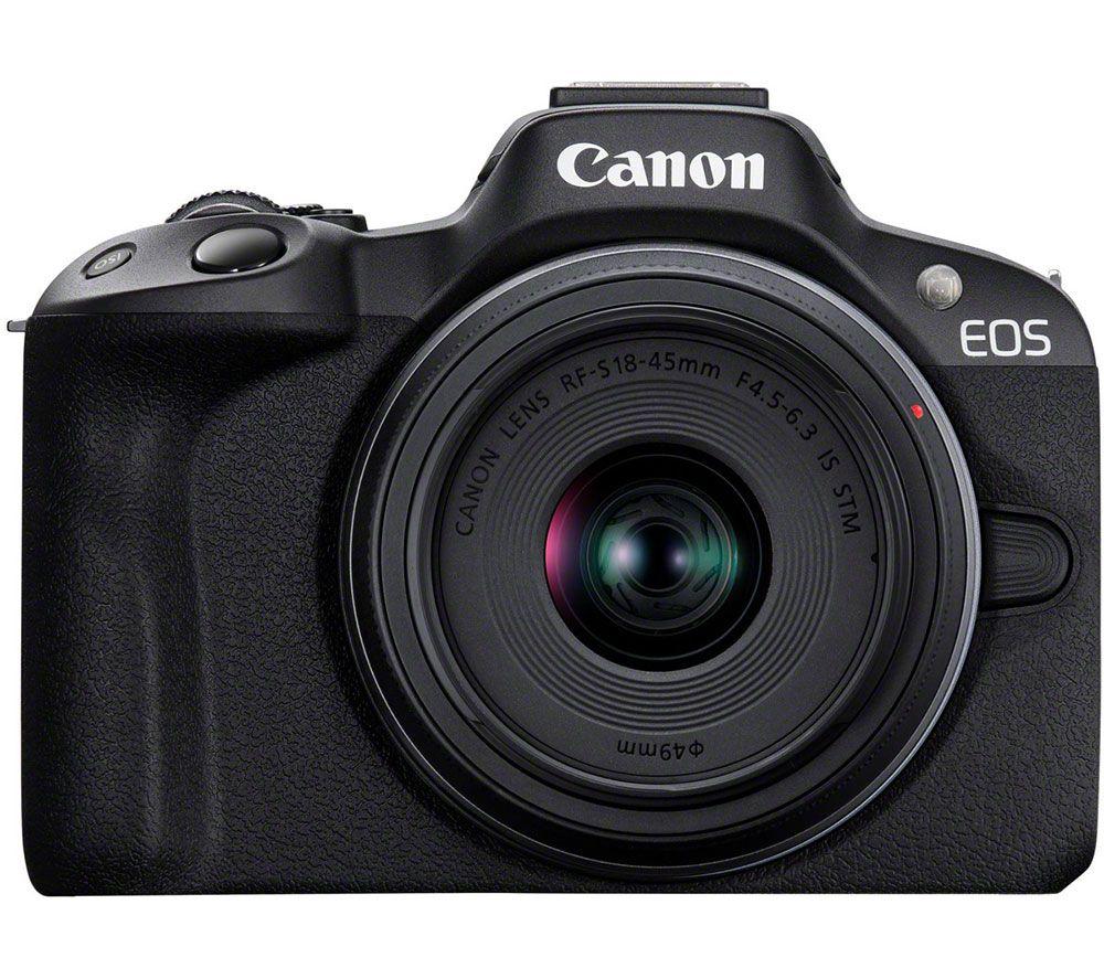 CANON EOS R50 Mirrorless Camera Creator Kit with RF-S 18-45 mm f/4.5-6.3 IS STM Lens