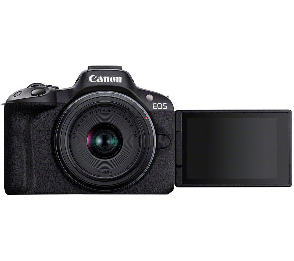 CANON EOS R50 Mirrorless Camera Creator Kit with RF-S 18-45 mm f/4.5-6.3 IS STM Lens