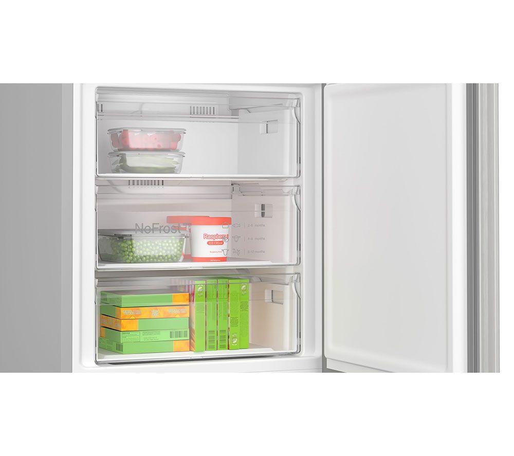 BOSCH Series 4 KGN492LDFG 70/30 Fridge Freezer - Inox-look