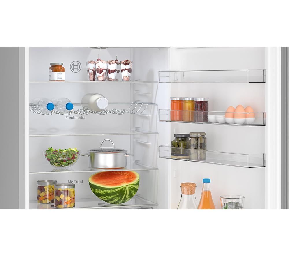 BOSCH Series 4 KGN492LDFG 70/30 Fridge Freezer - Inox-look