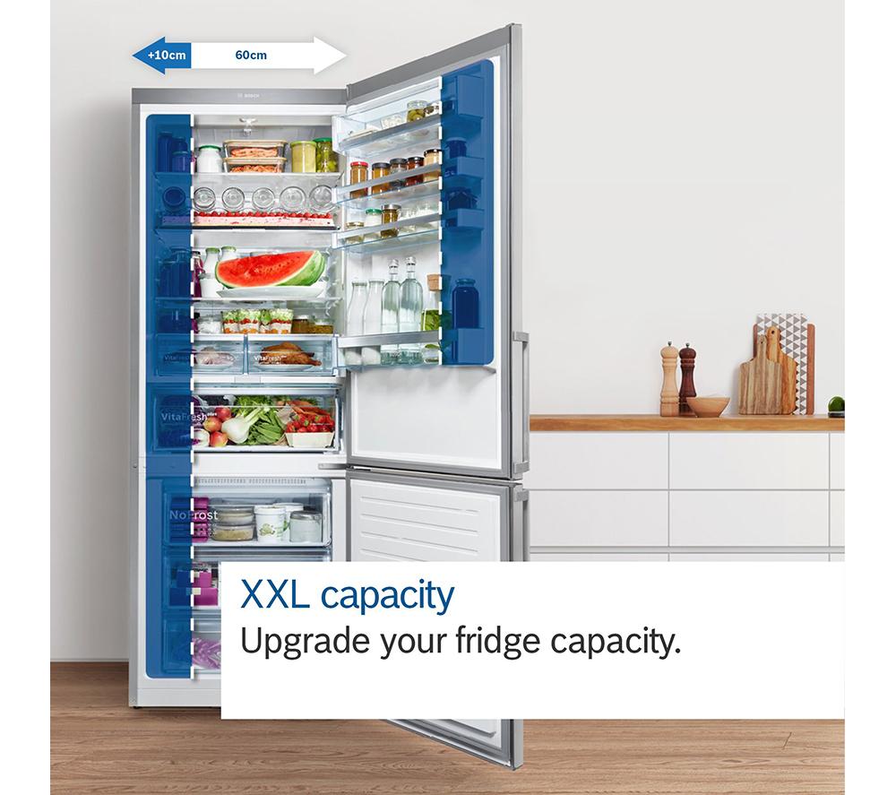 BOSCH Series 4 KGN492LDFG 70/30 Fridge Freezer - Inox-look