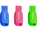SANDISK Cruzer Blade USB 2.0 Memory Stick - 32 GB, Pack of 3