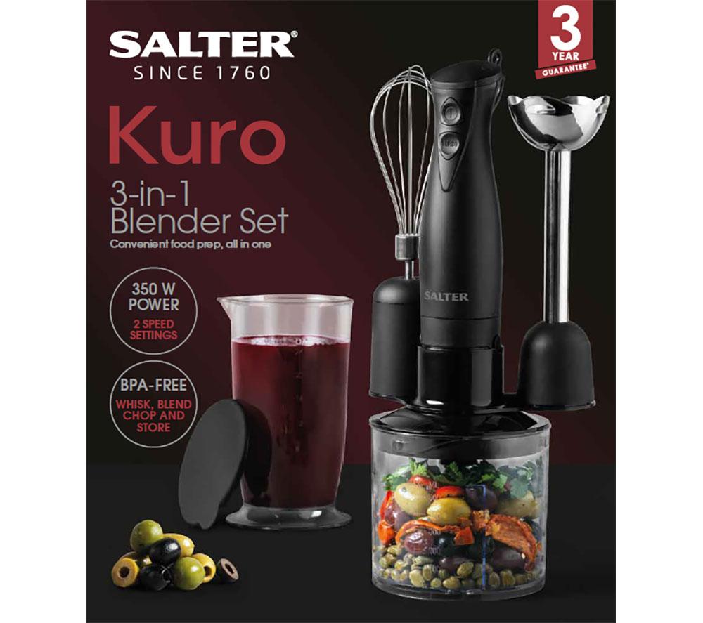 Batidora de mano SALTER Kuro EK2827BMBLK - Negro