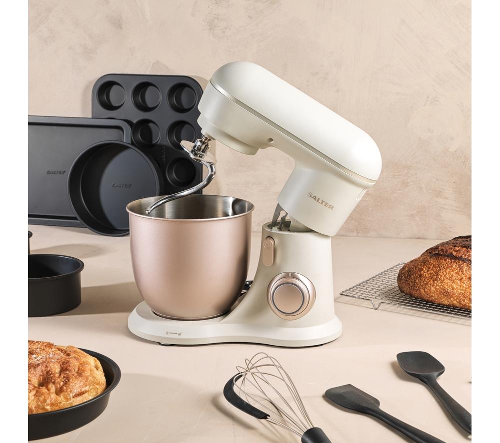 SALTER Bakes EK5511SBO Stand Mixer - Oatmeal