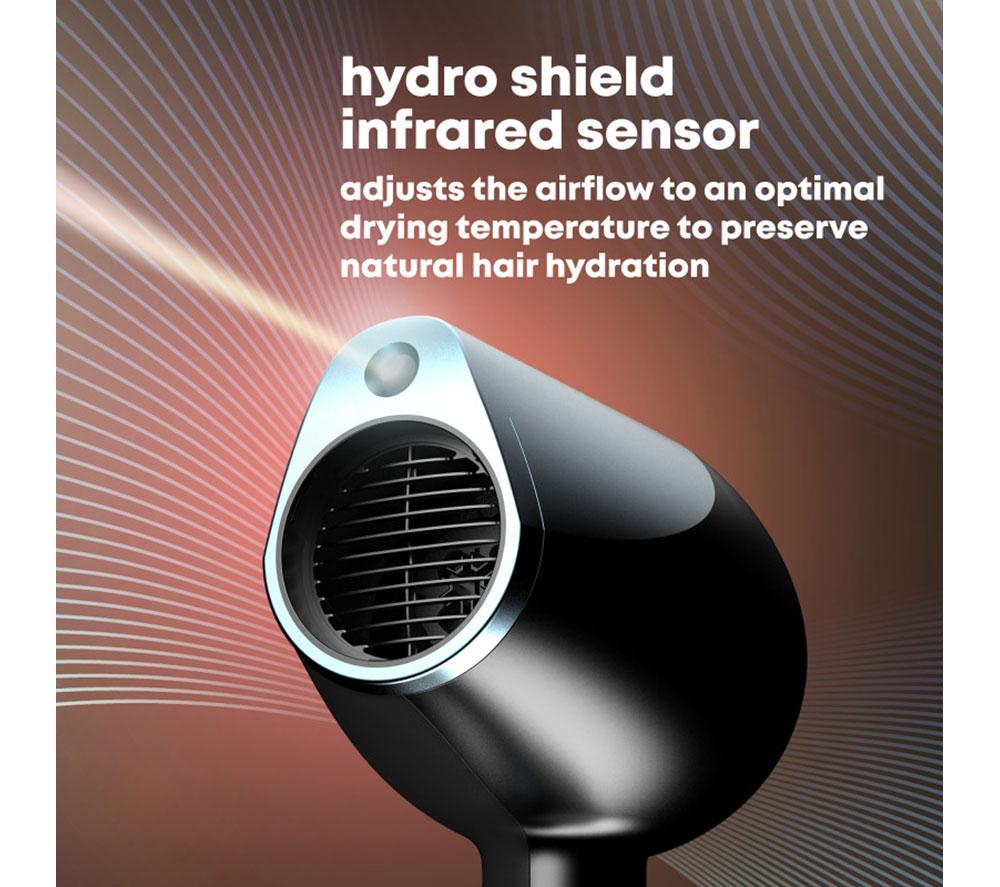 REVAMP Progloss Hydro Shield X Shine Hair Dryer - Black