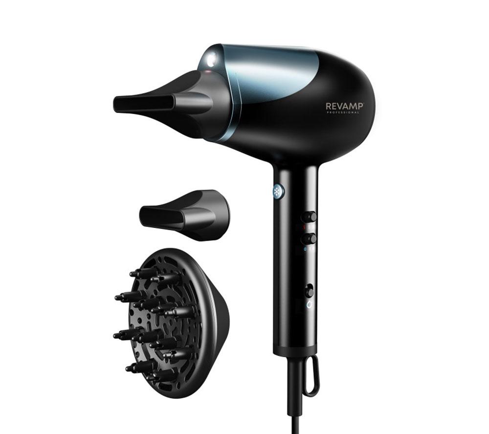 Secador de pelo Revamp Progloss Hydro Shield X Shine - Negro