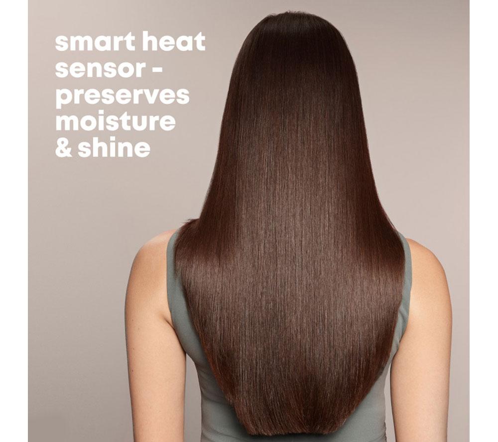 REVAMP Hydro Shield X Shine Ceramic Hair Straightener - Black