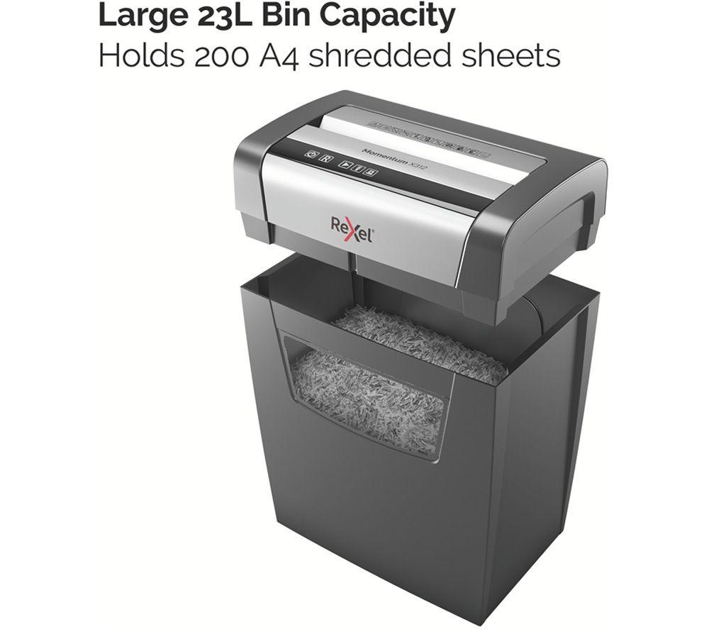REXEL Momentum X312 Cross Cut Paper Shredder