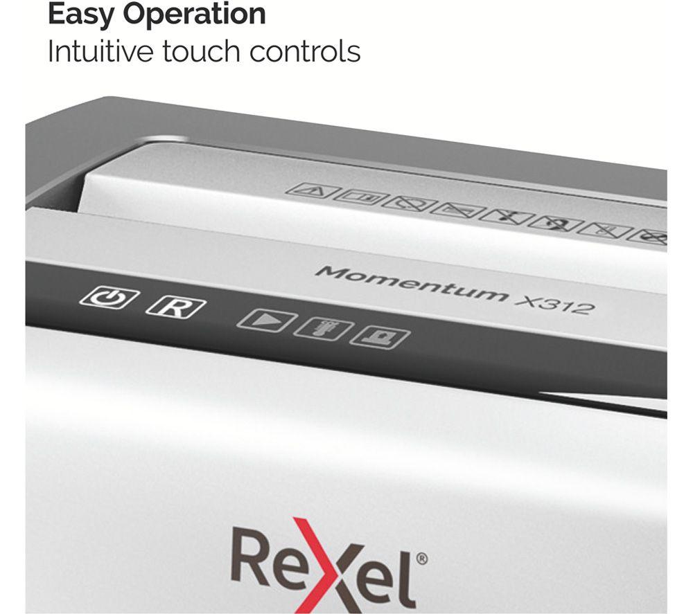 REXEL Momentum X312 Cross Cut Paper Shredder