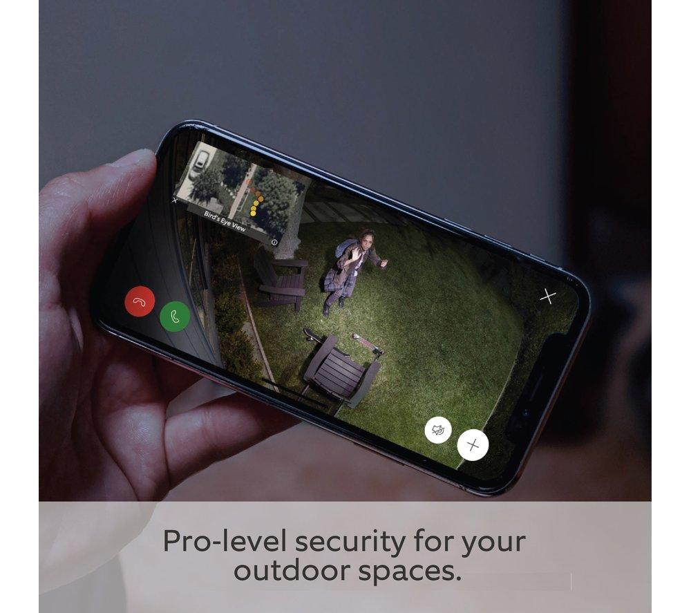 RING Spotlight Cam Pro 2K WiFi Security Camera - Battery, White