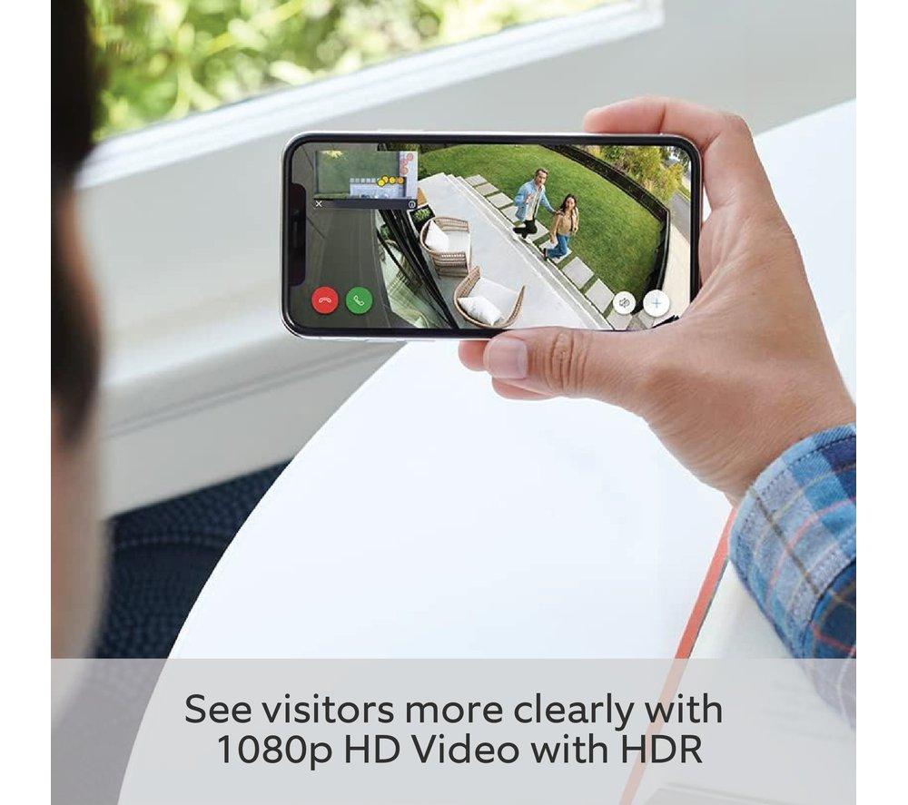 RING Spotlight Cam Pro 2K WiFi Security Camera - Battery, White