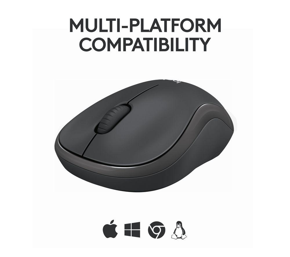 Mouse óptico inalámbrico silencioso LOGITECH M240