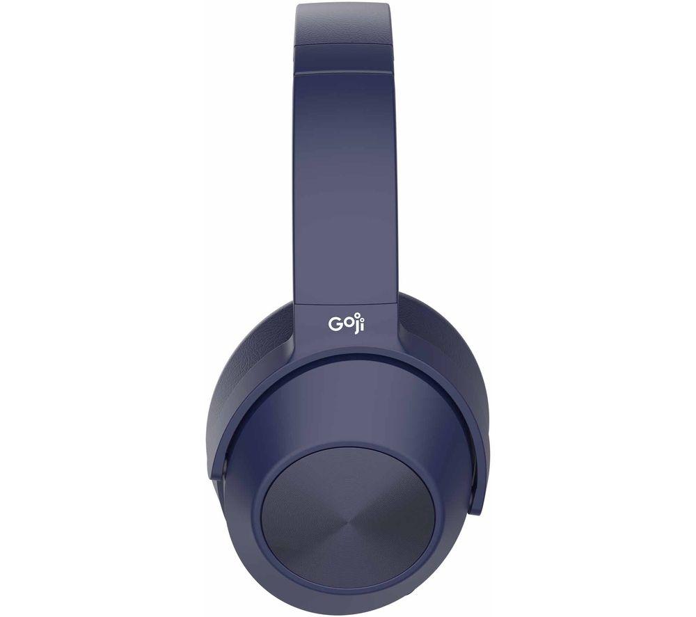 GOJI GTCBTNC24 Wireless Bluetooth Noise-Cancelling Headphones - Blue