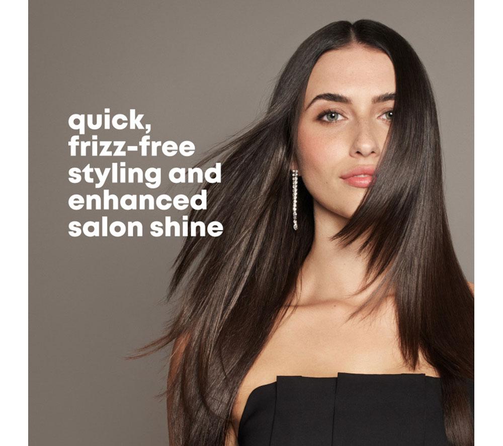 REVAMP Wide Ultra X Shine Ceramic Hair Straightener - Black