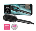 REVAMP DeepForm Ceramic Straightening Hot Brush - Black