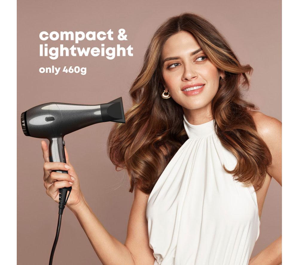 REVAMP Progloss Featherlite Ultra X Shine Hair Dryer - Black
