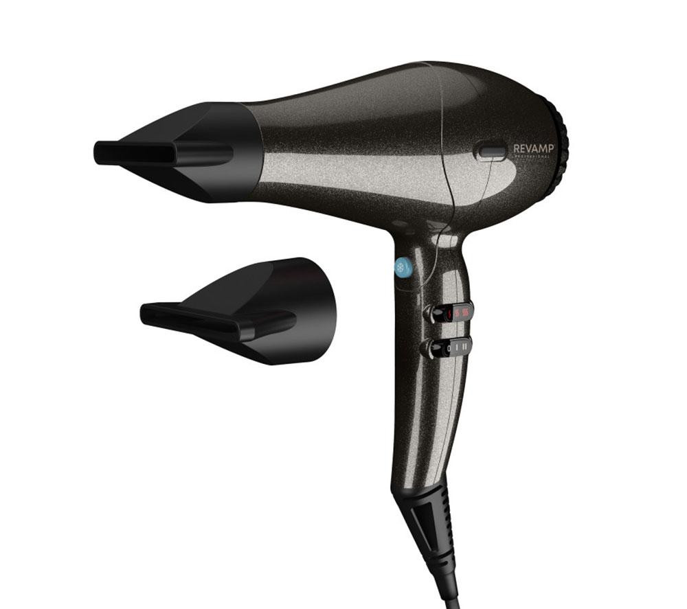 REVAMP Progloss Featherlite Ultra X Shine Hair Dryer - Black