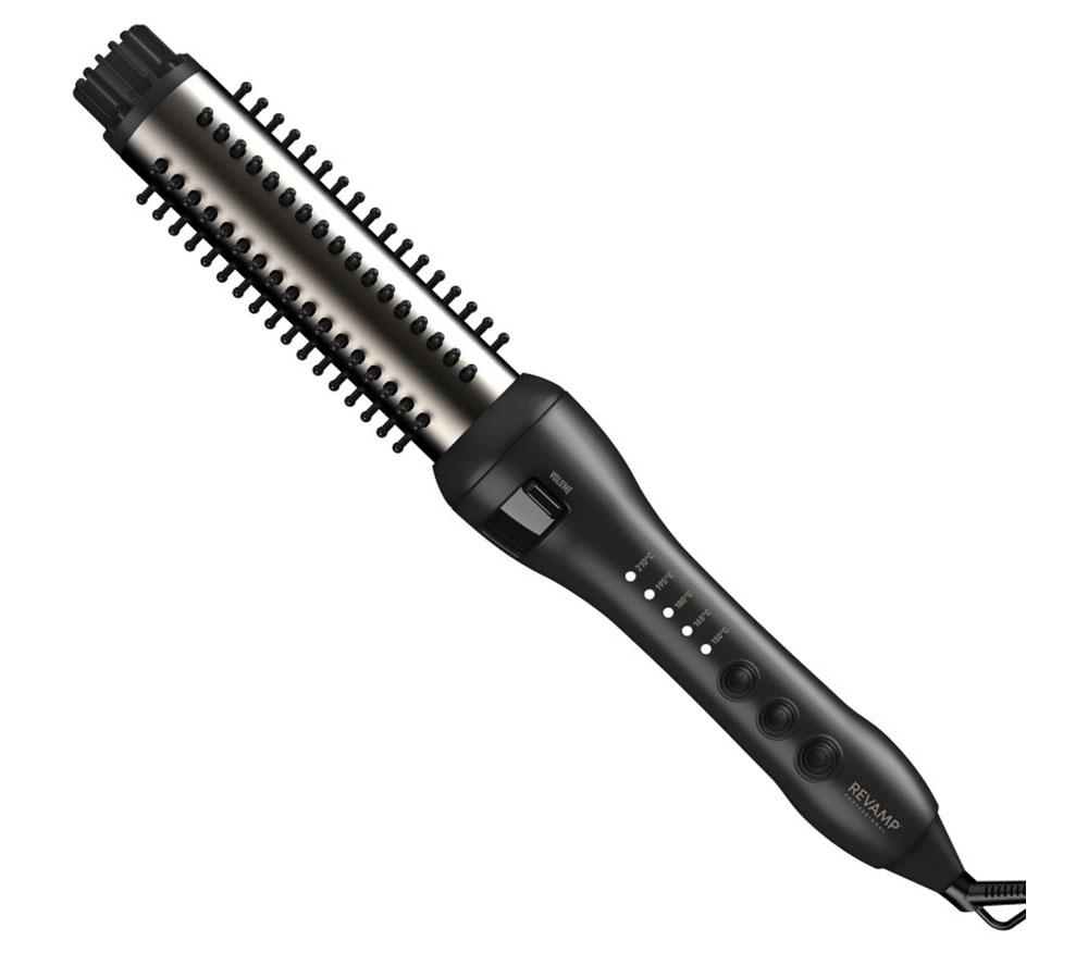 REVAMP Volume & Wave Ceramic Hot Brush - Black