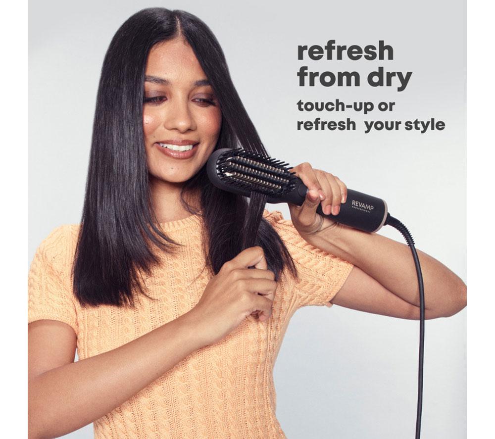 REVAMP DeepForm 2-in-1 Dry & Style Hot Air Styler - Black