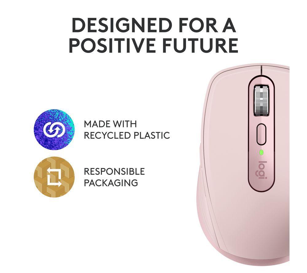 LOGITECH MX Anywhere 3S Wireless Darkfield Mouse - Rose