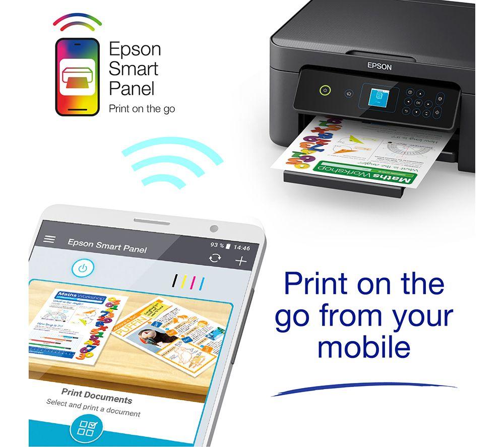EPSON Expression Home XP-3205 All-in-One Wireless-Tintenstrahldrucker & komplettes Set Tintenpatronen-Bundle