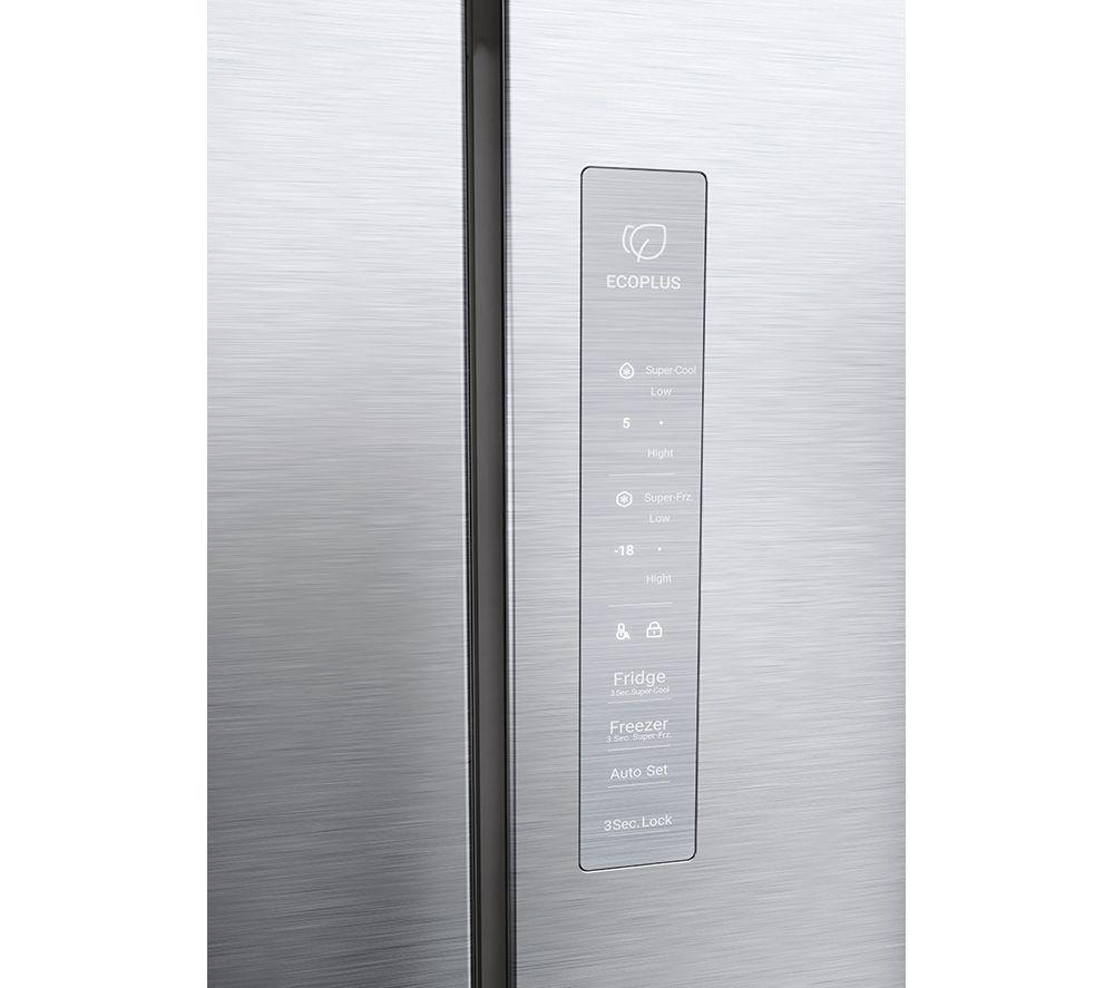 Frigorífico combi HAIER HCR3818ENMM - Inox Platino
