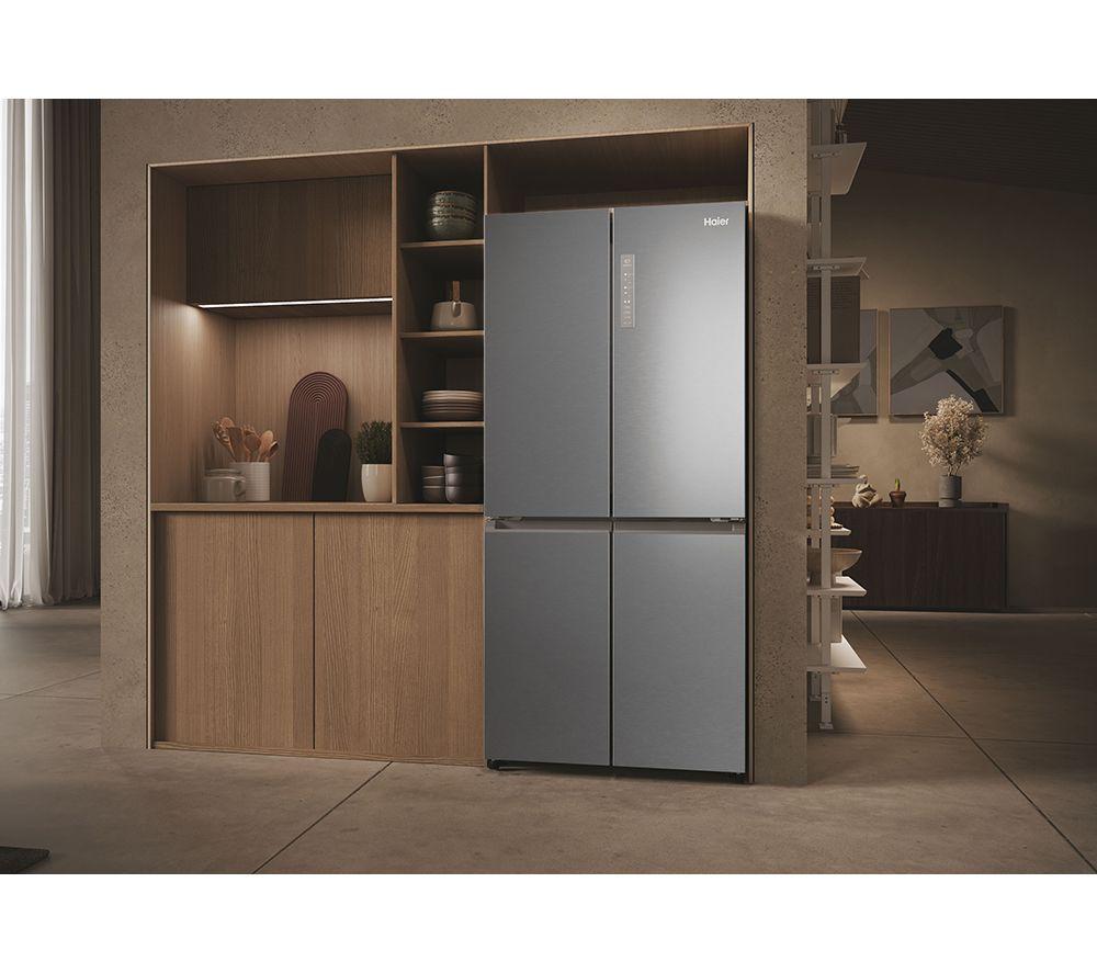 Frigorífico combi HAIER HCR3818ENMM - Inox Platino