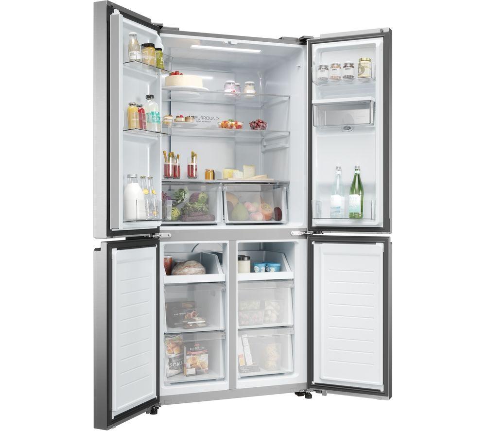 Frigorífico combi HAIER HCR3818EWMM - Inox platino