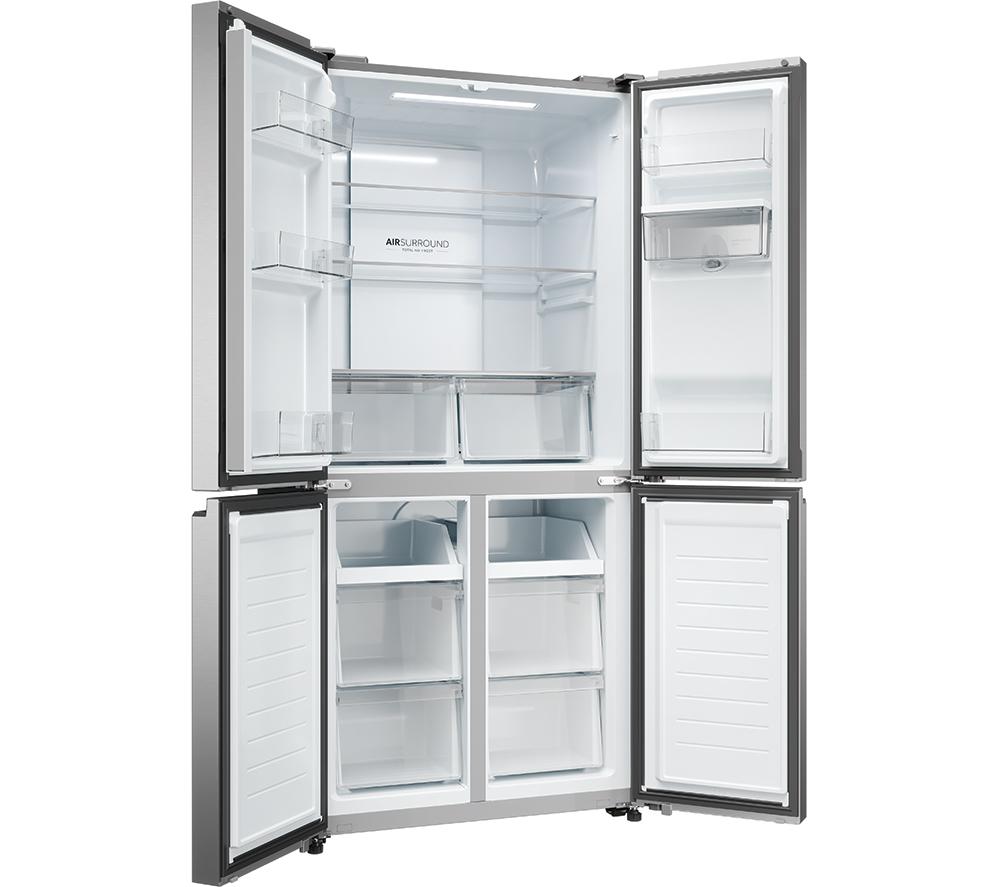 Frigorífico combi HAIER HCR3818EWMM - Inox platino