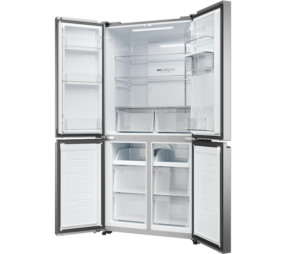 Frigorífico combi HAIER HCR3818EWMM - Inox platino