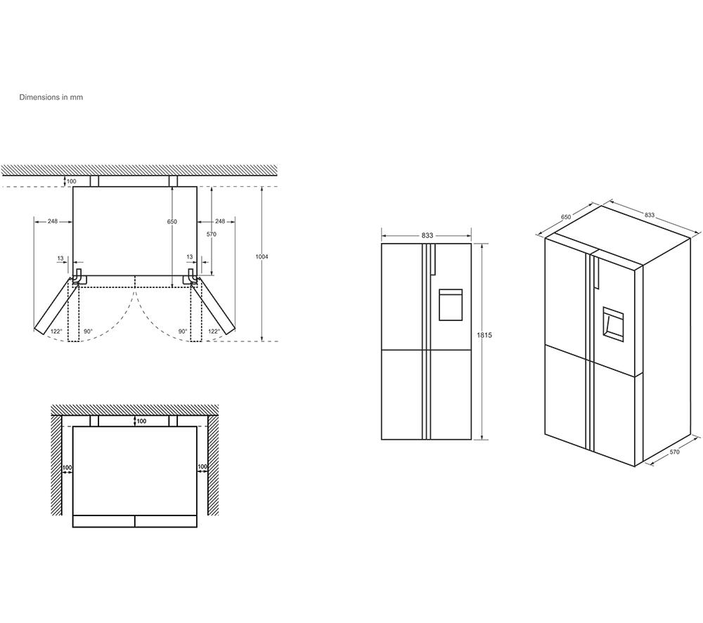 Frigorífico combi HAIER HCR3818EWMM - Inox platino