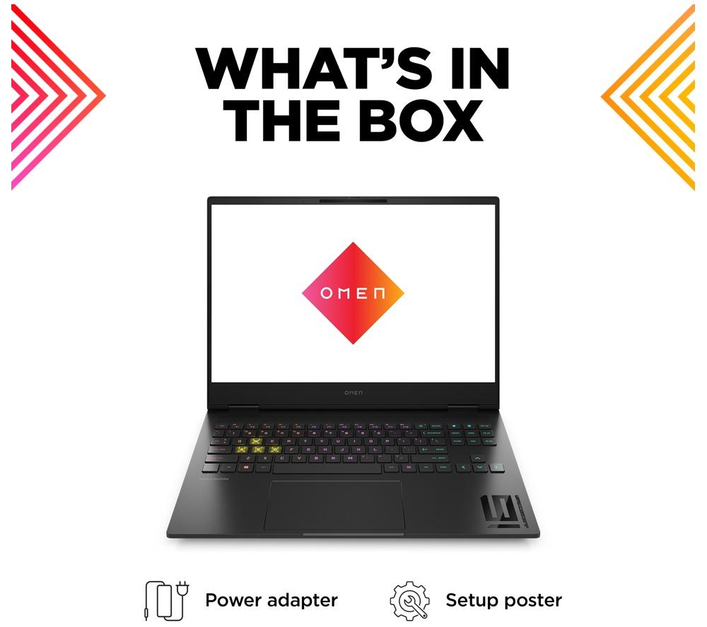 HP OMEN Transcend 16-u0500na Gaming Laptop, RTX 4060, Intel® Core i7, 16" FHD 165 Hz, 1TB SSD