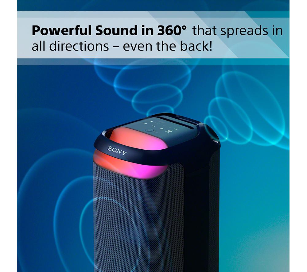 SONY XV800 Bluetooth Megasound Party Speaker - Black