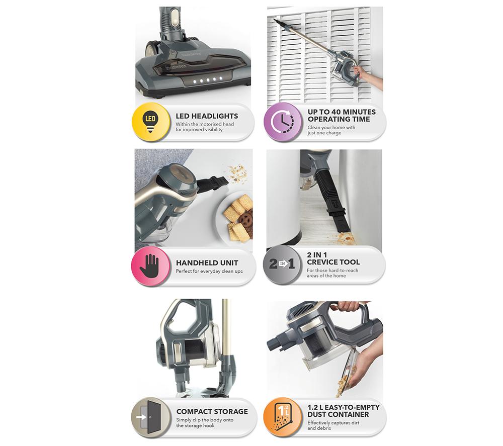 BELDRAY Airgility BEL0776TT Cordless Vacuum Cleaner - Titanium