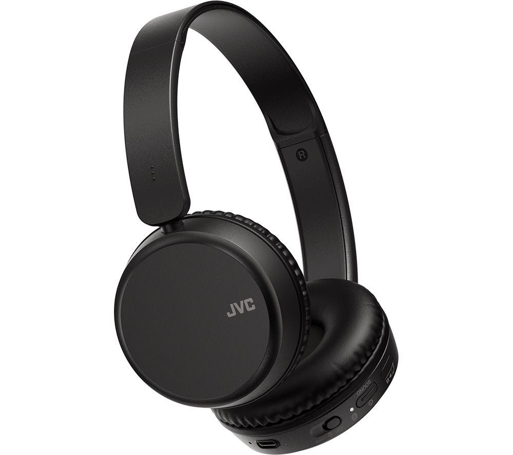 JVC HA S36W Kabelloser Bluetooth-Kopfhörer – Schwarz