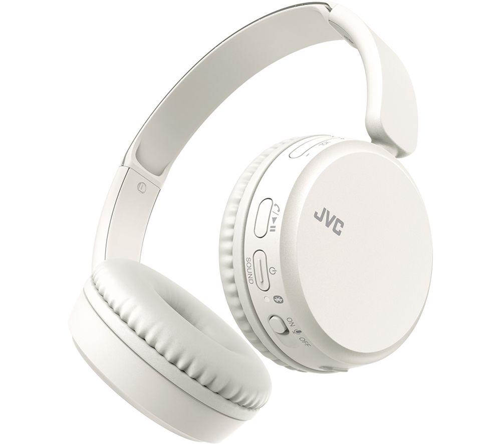 JVC HA S36W Wireless Bluetooth Headphones - White