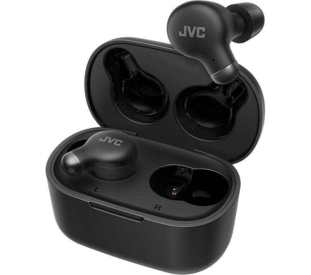 JVC Marshmallow HA-A25T Wireless Bluetooth Noise-Cancelling Earbuds - Black