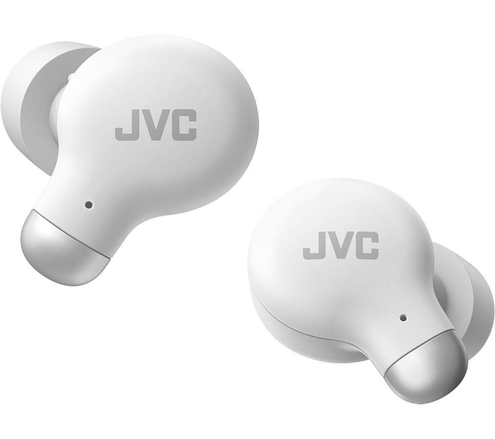 JVC Marshmallow HA-A25T Wireless Bluetooth Noise-Cancelling Earbuds - White