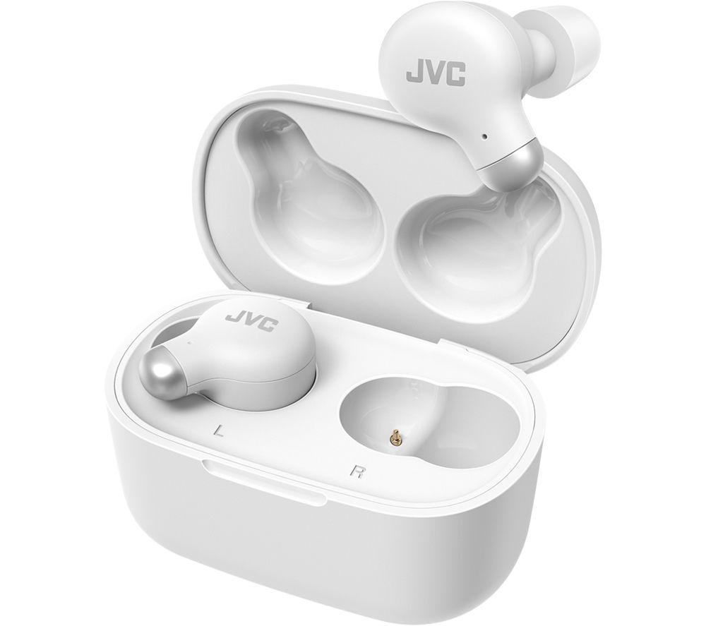JVC Marshmallow HA-A25T Wireless Bluetooth Noise-Cancelling Earbuds - White