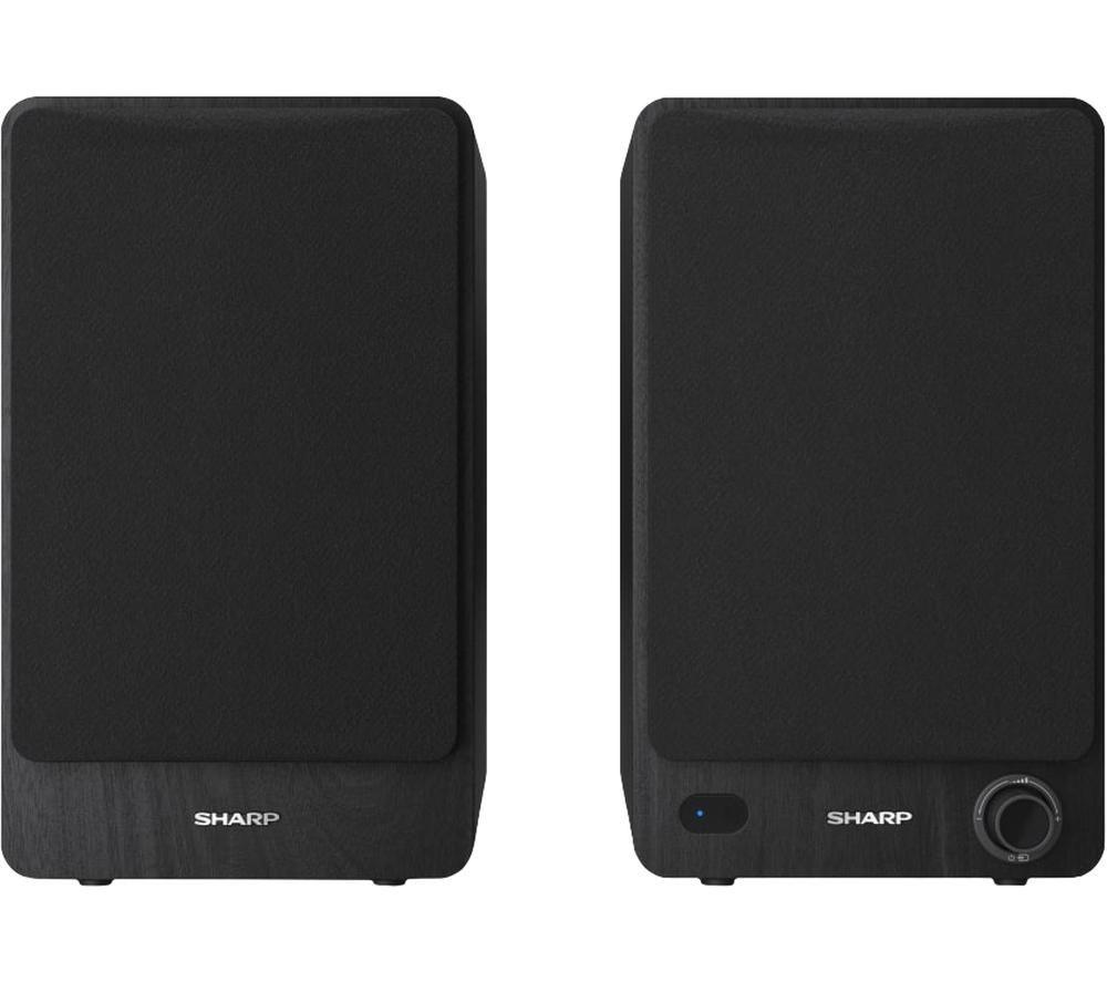 Altavoz monitor de estantería activo Bluetooth CP-SS30(BK) de SHARP - Negro