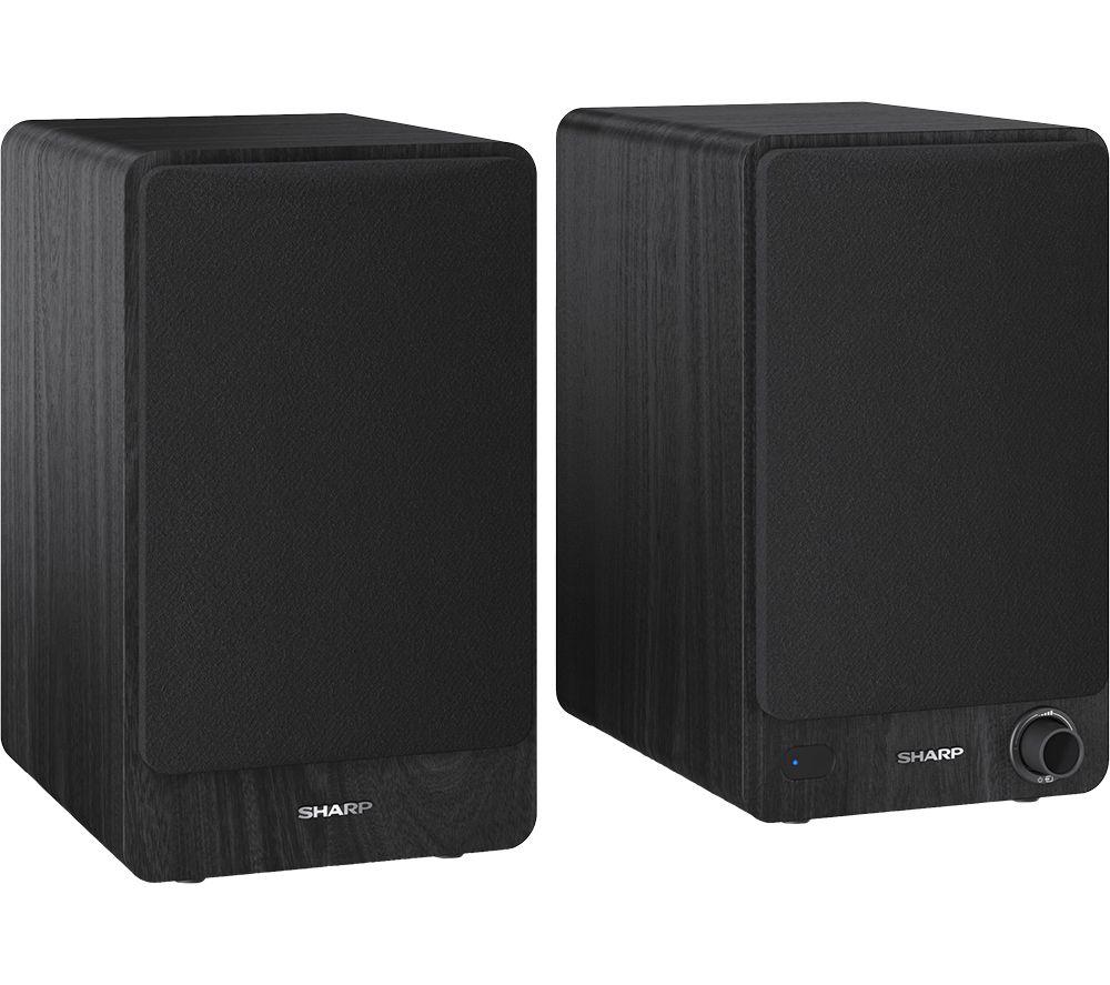 Altavoz monitor de estantería activo Bluetooth CP-SS30(BK) de SHARP - Negro
