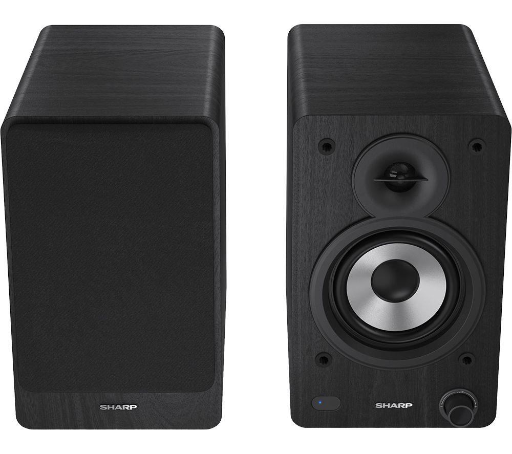 Altavoz monitor de estantería activo Bluetooth CP-SS30(BK) de SHARP - Negro