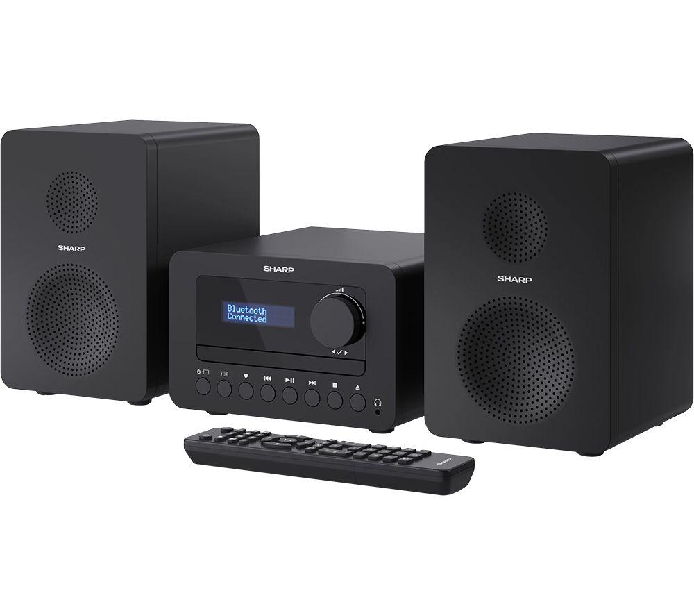 SHARP XL-B520D Tokyo Microcadena Hi-Fi Bluetooth – Negra