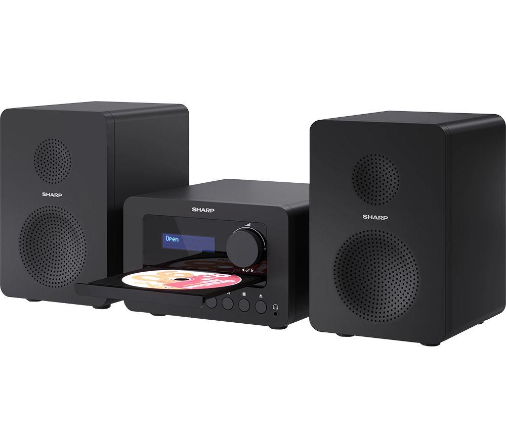SHARP XL-B520D Tokyo Microcadena Hi-Fi Bluetooth – Negra