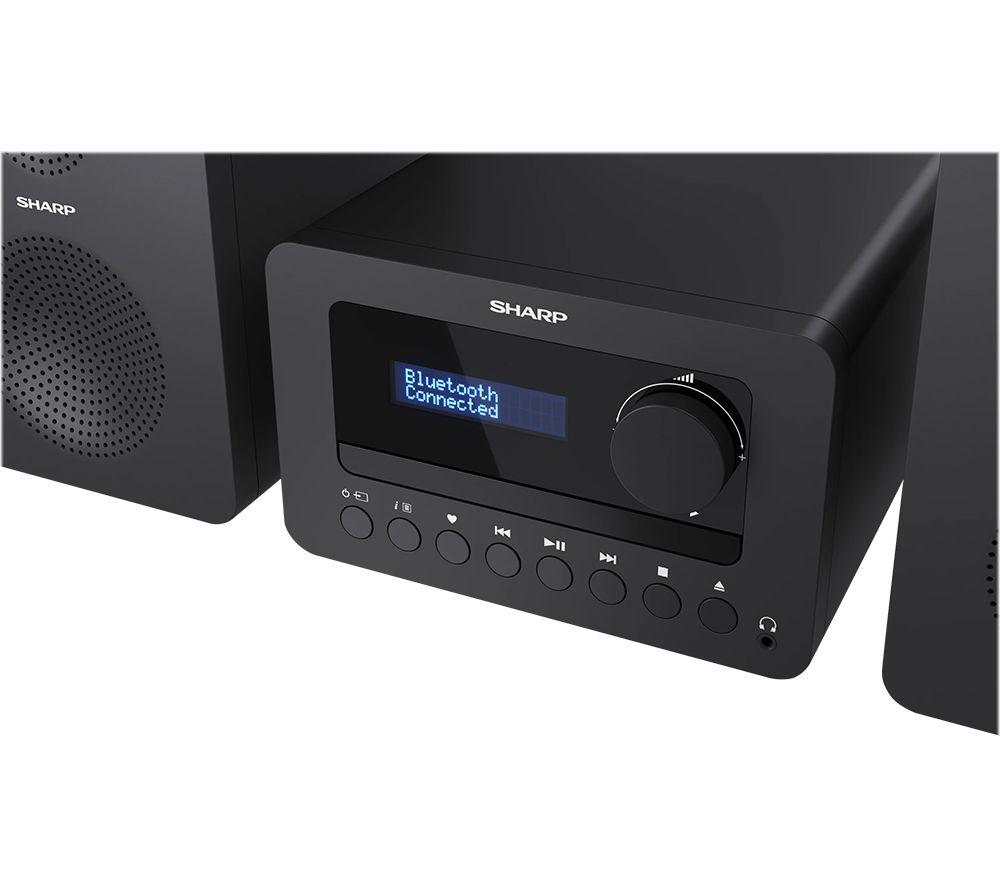 SHARP XL-B520D Tokyo Microcadena Hi-Fi Bluetooth – Negra