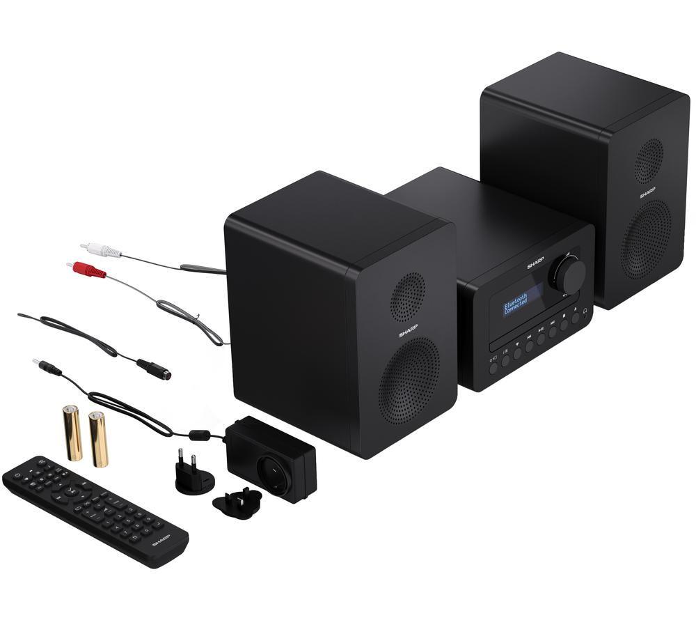 SHARP XL-B520D Tokyo Microcadena Hi-Fi Bluetooth – Negra