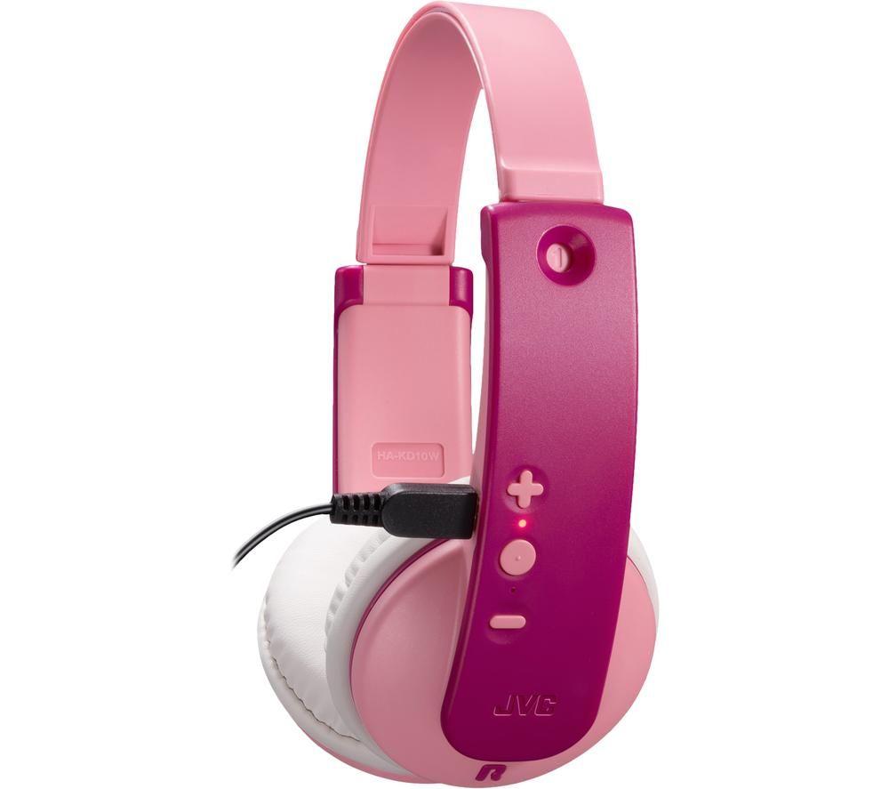JVC TINYPHONES HA-KD10W-P-E Kabellose Bluetooth Kinderkopfhörer - Pink