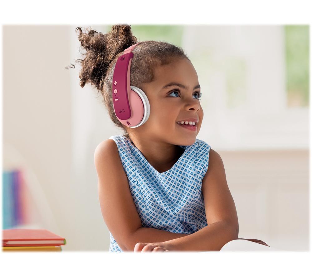 JVC TINYPHONES HA-KD10W-P-E Kabellose Bluetooth Kinderkopfhörer - Pink