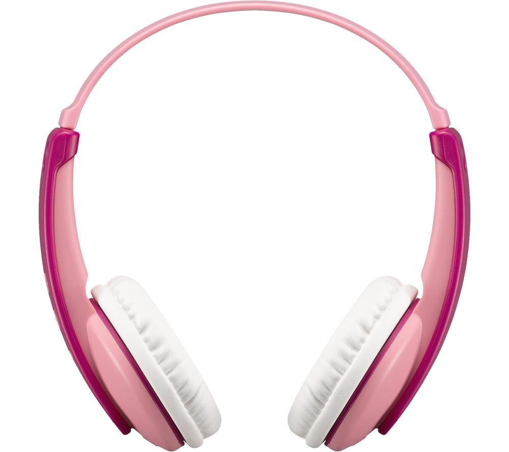 JVC TINYPHONES HA-KD10W-P-E Wireless Bluetooth Kids Headphones - Pink